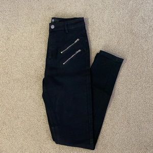 Misguided black denim